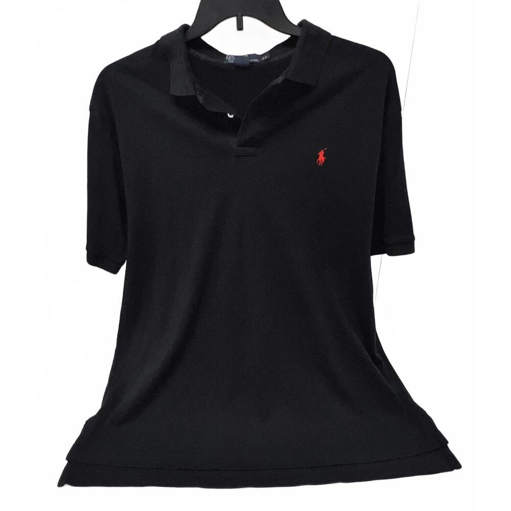 Polo Ralph Lauren Black Mens Polo Shirt - XL